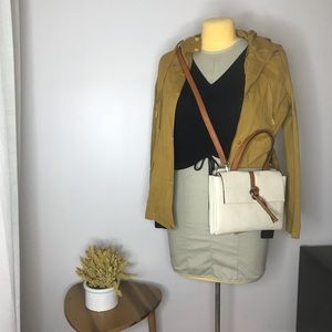 Black Cinched Crop Top